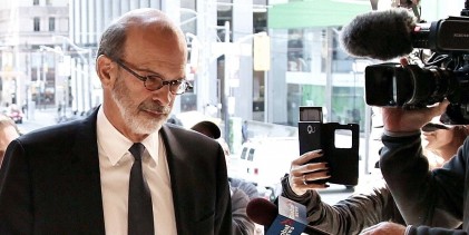 Ontario Premier Kathleen Wynne : David Livingston, who was chief of staff to former Ontario premier Dalton McGuinty, arrives with his wife for closing arguments at court in Toronto on …